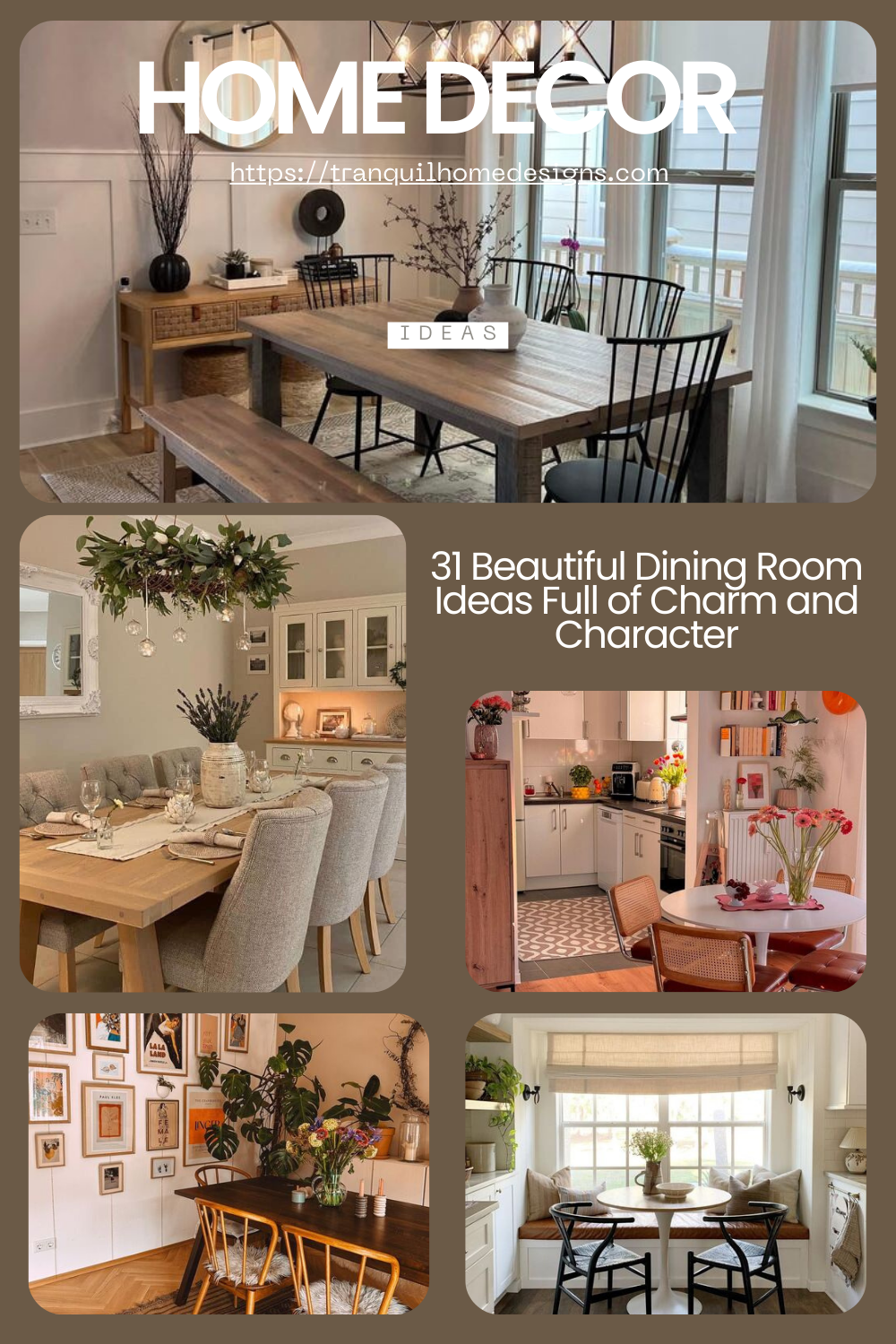 31 Beautiful Dining Room Ideas Full of Charm and Character 2 1